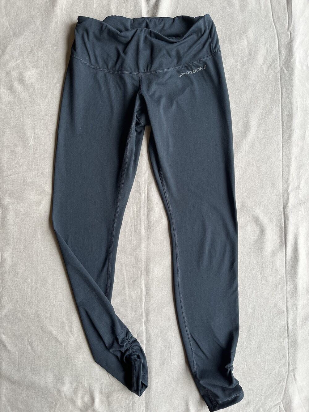 Brooks Women’s Running Leggings Tights Gray Stretch Athletic No Size Tag